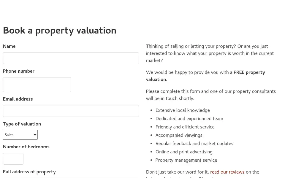 Screenshot of blakestanley.co.uk