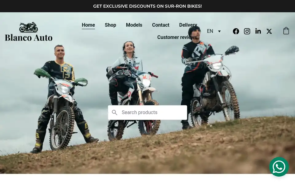 Screenshot of blancoauto.net