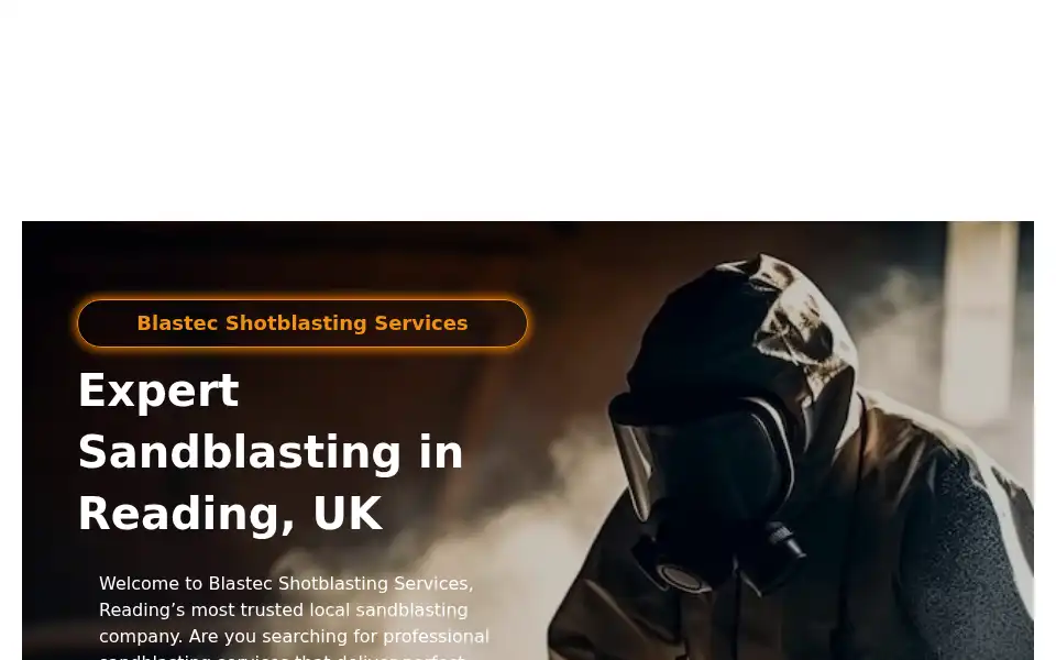 Screenshot of blastecreading.co.uk