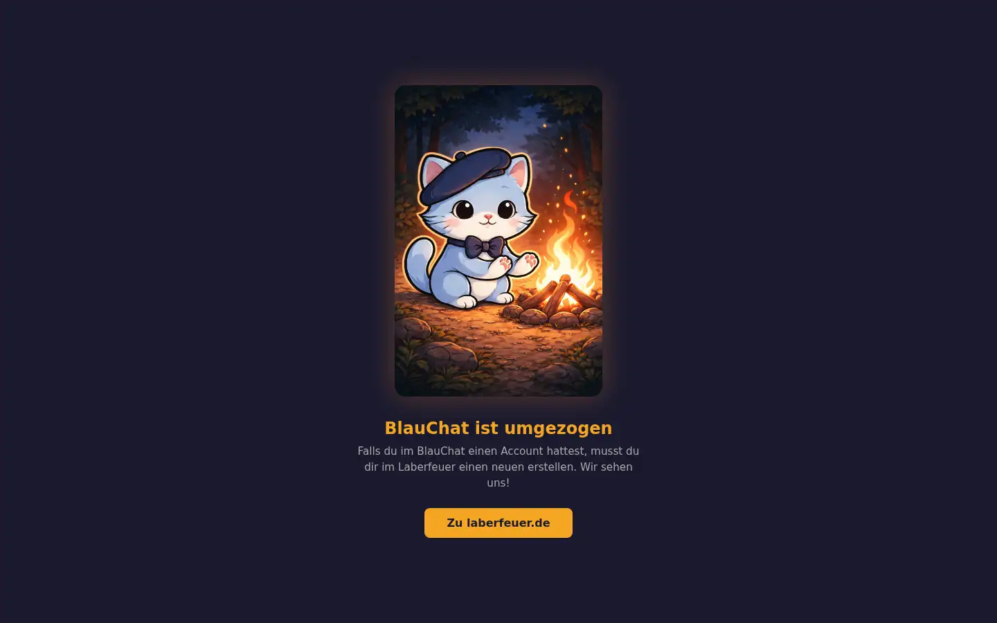 Screenshot of blau.chat