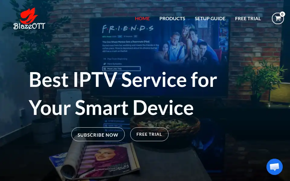Screenshot of blazeott.com