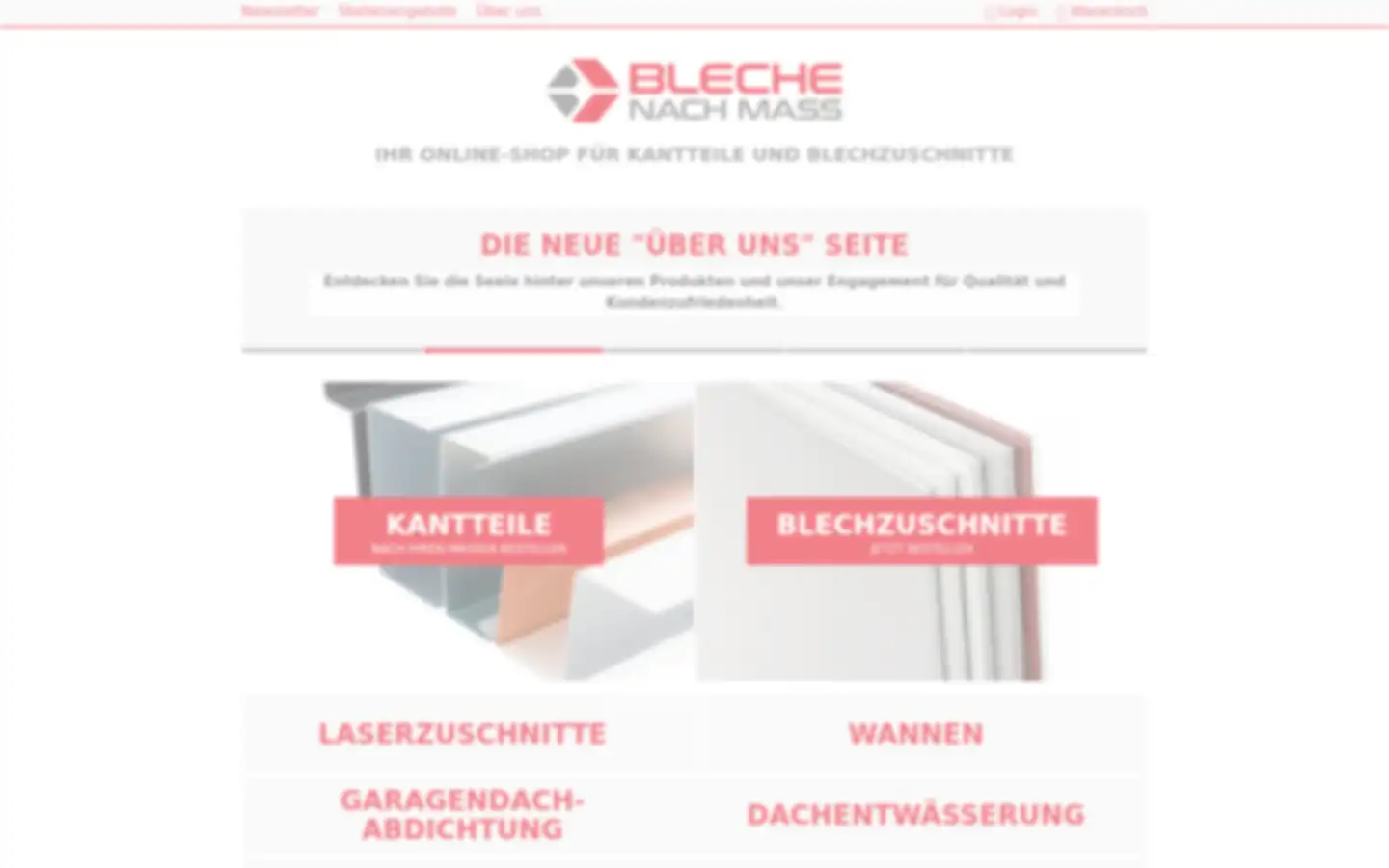 Screenshot of bleche-nach-mass.de