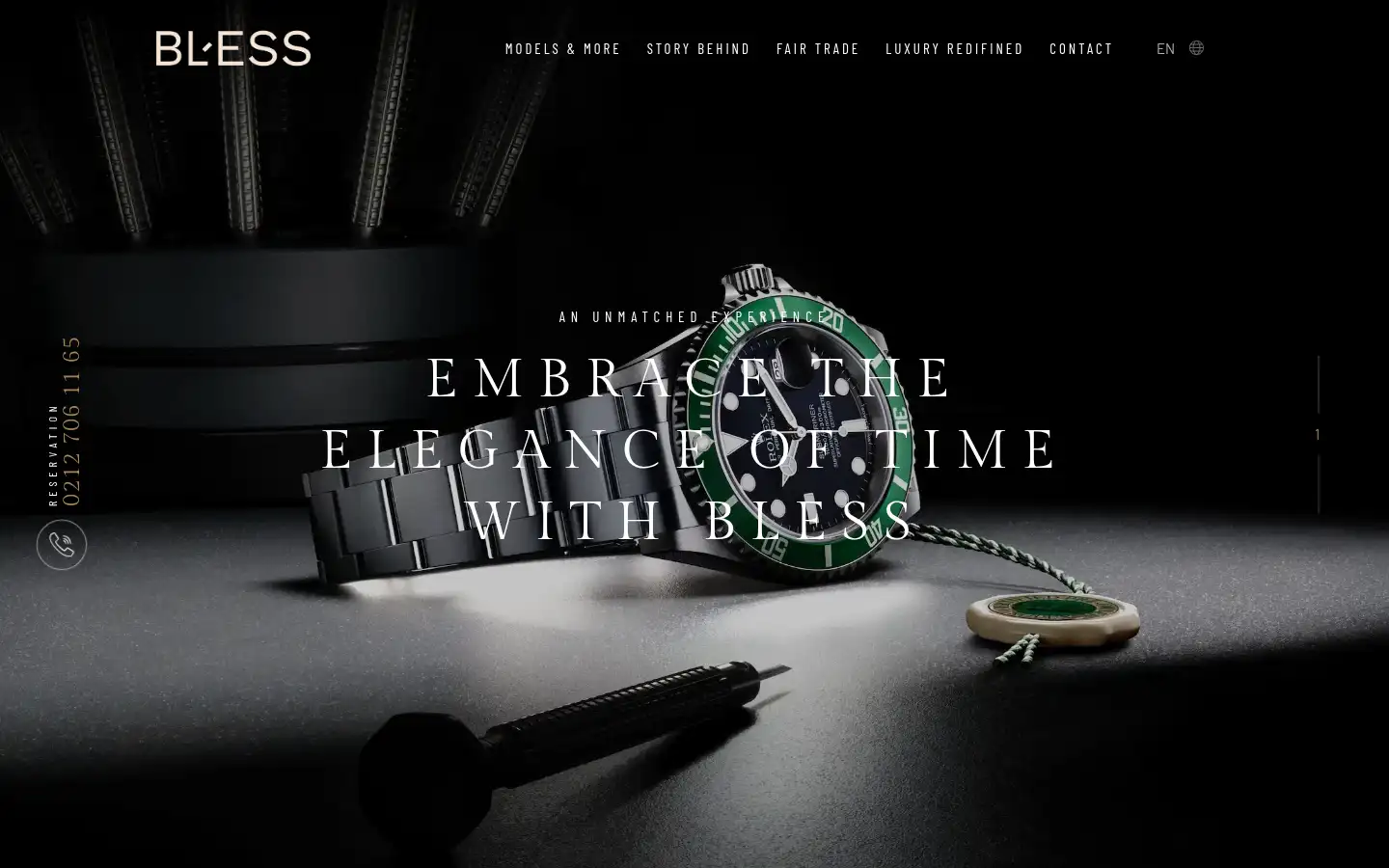 Screenshot of blessluxury.com