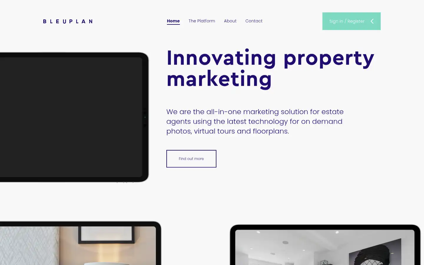 Screenshot of bleuplan.com