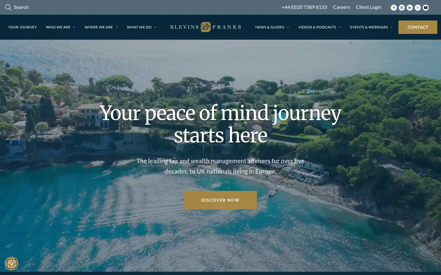 Screenshot of blevinsfranks.com
