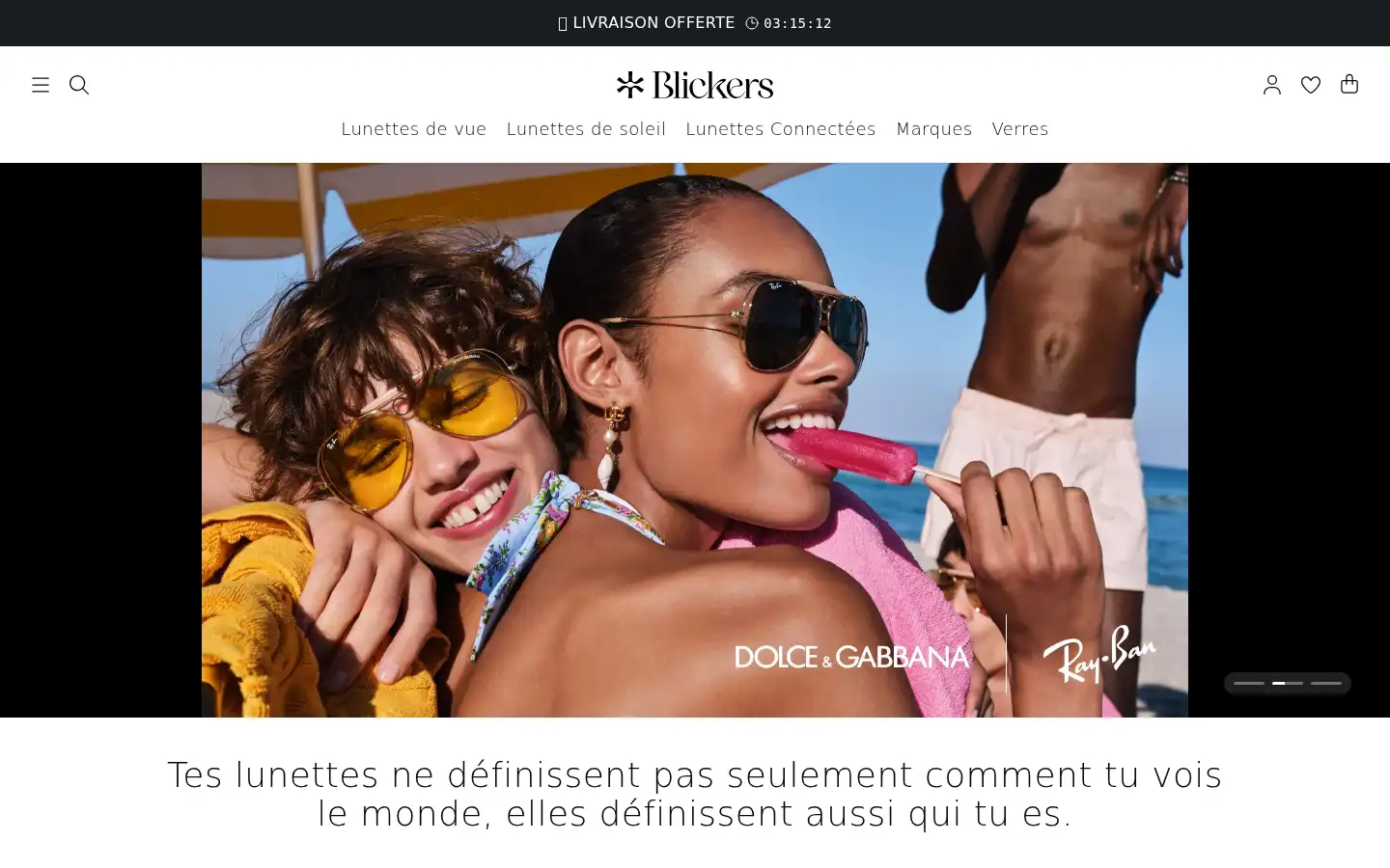 Screenshot of blickers.com