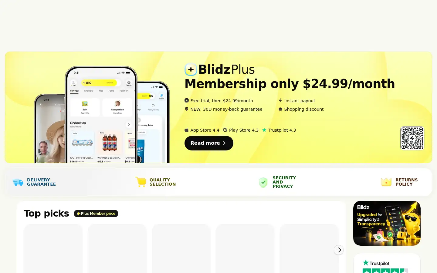 Screenshot of blidz.com