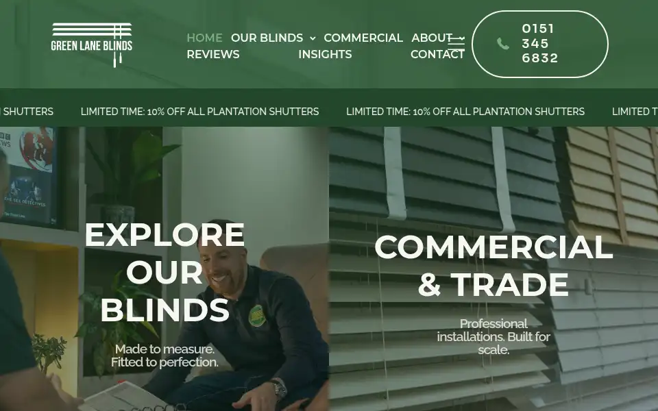 Screenshot of blindsmerseyside.co.uk