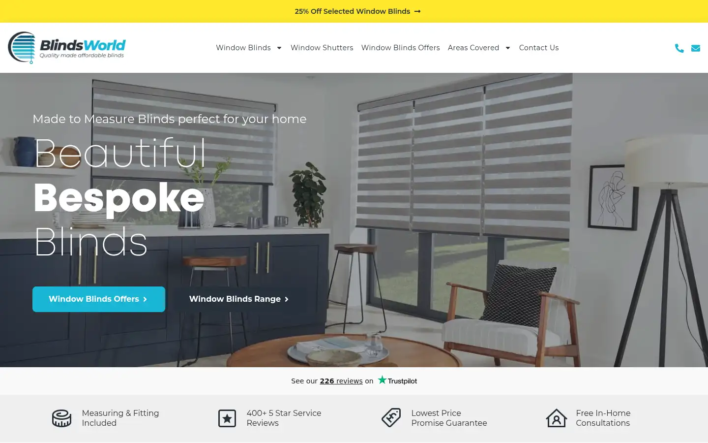 Screenshot of blindsworldltd.com