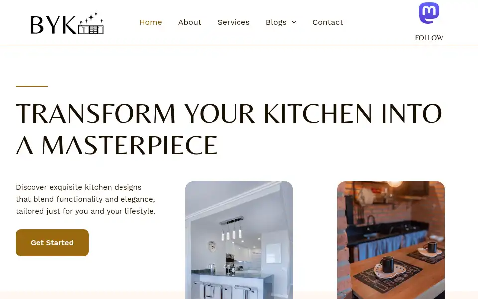 Screenshot of blingyourkitchen.co.uk