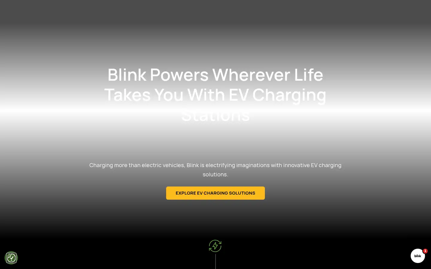 Screenshot of blinkcharging.com
