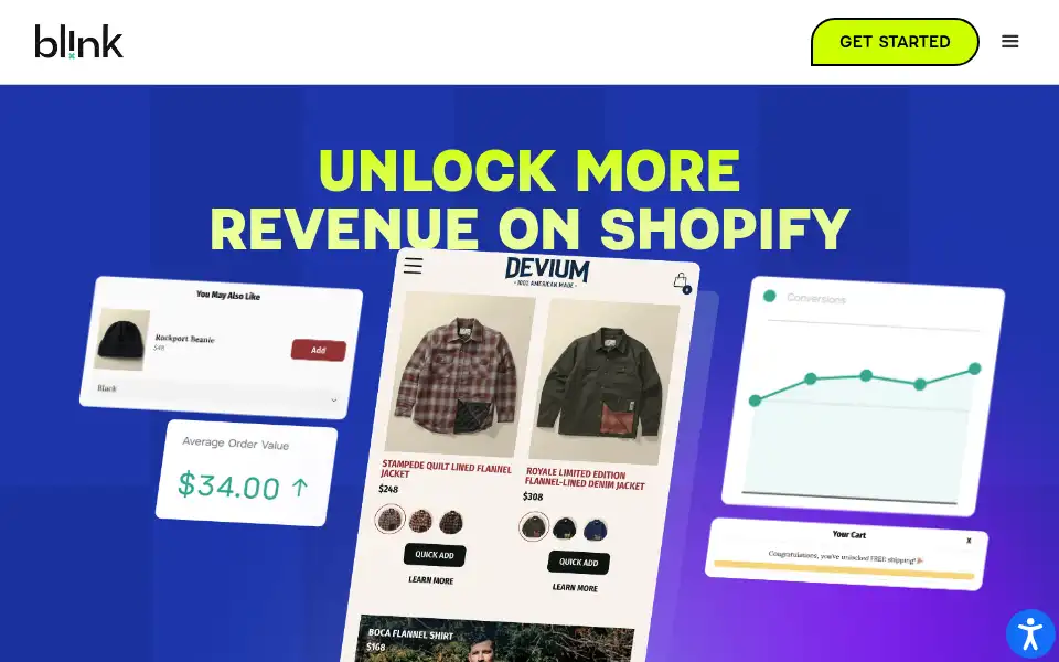 Screenshot of blinkcommerce.io