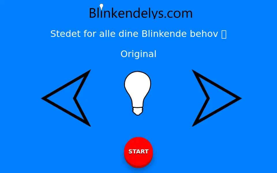 Screenshot of blinkendelys.com