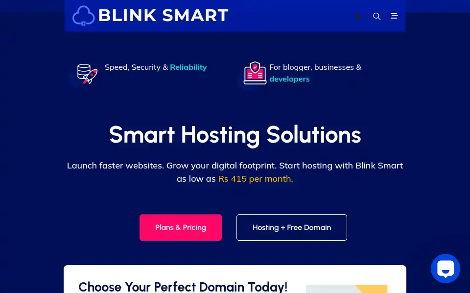 Screenshot of blinksmart.com