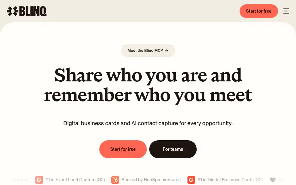 Screenshot of blinq.com