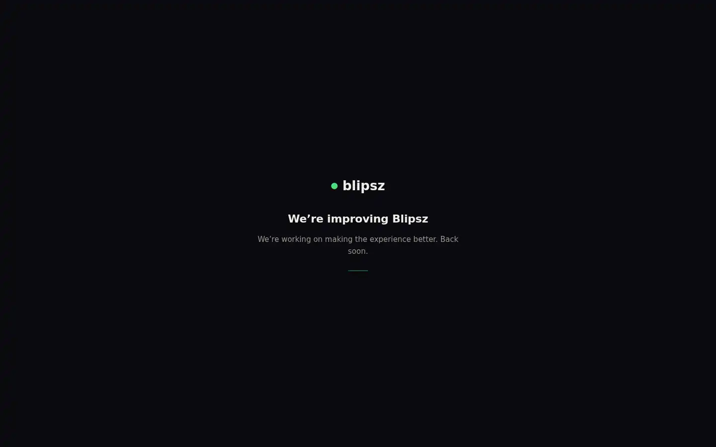 Screenshot of blipsz.com