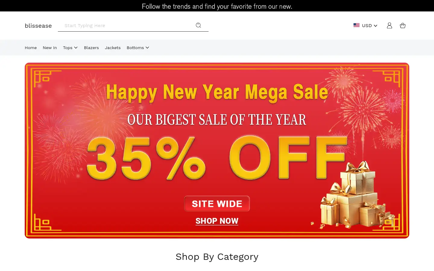 Screenshot of blissease.com