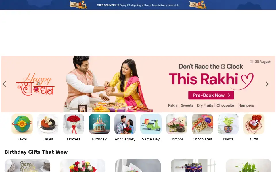 Screenshot of blissmygift.com