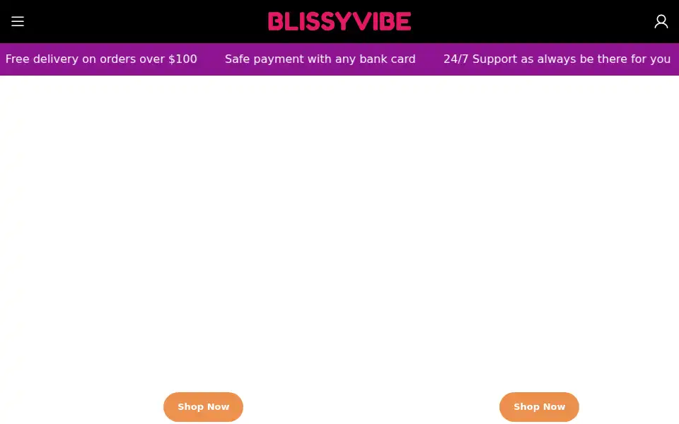 Screenshot of blissyvibe.com