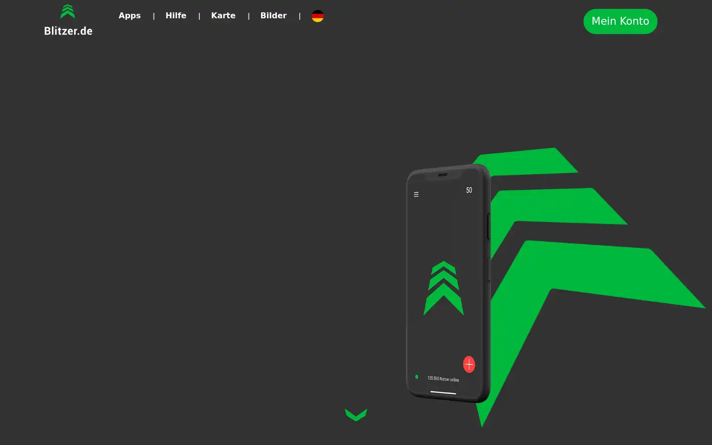 Screenshot of blitzer.de