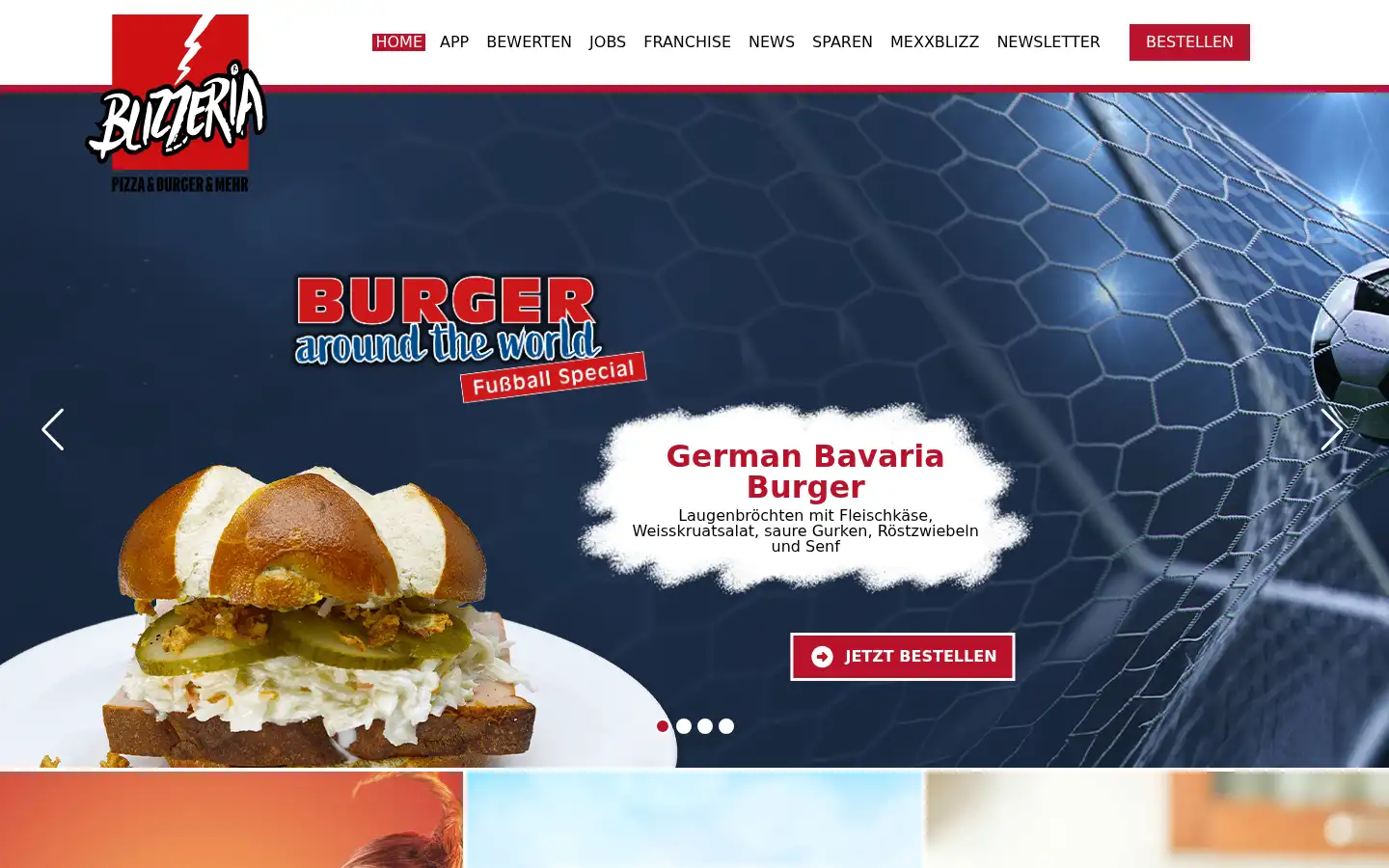 Screenshot of blizzeria.de