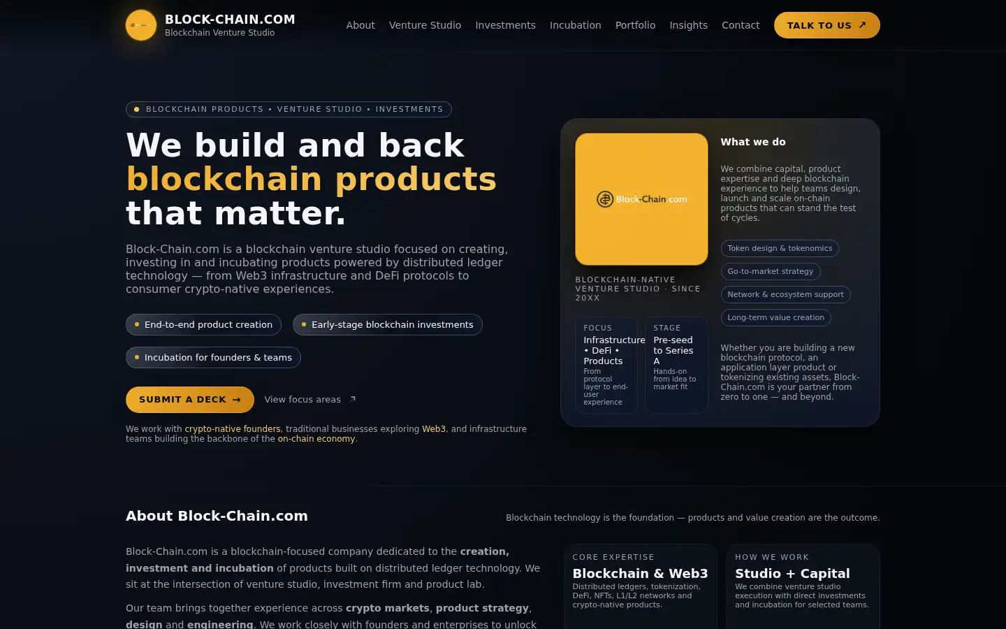 Screenshot of block-chain.com