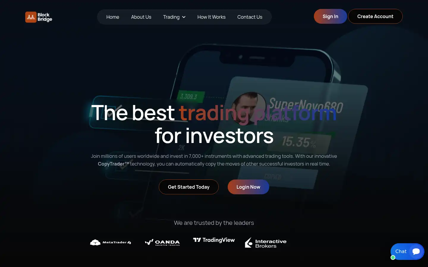 Screenshot of blockbridgeassets.io
