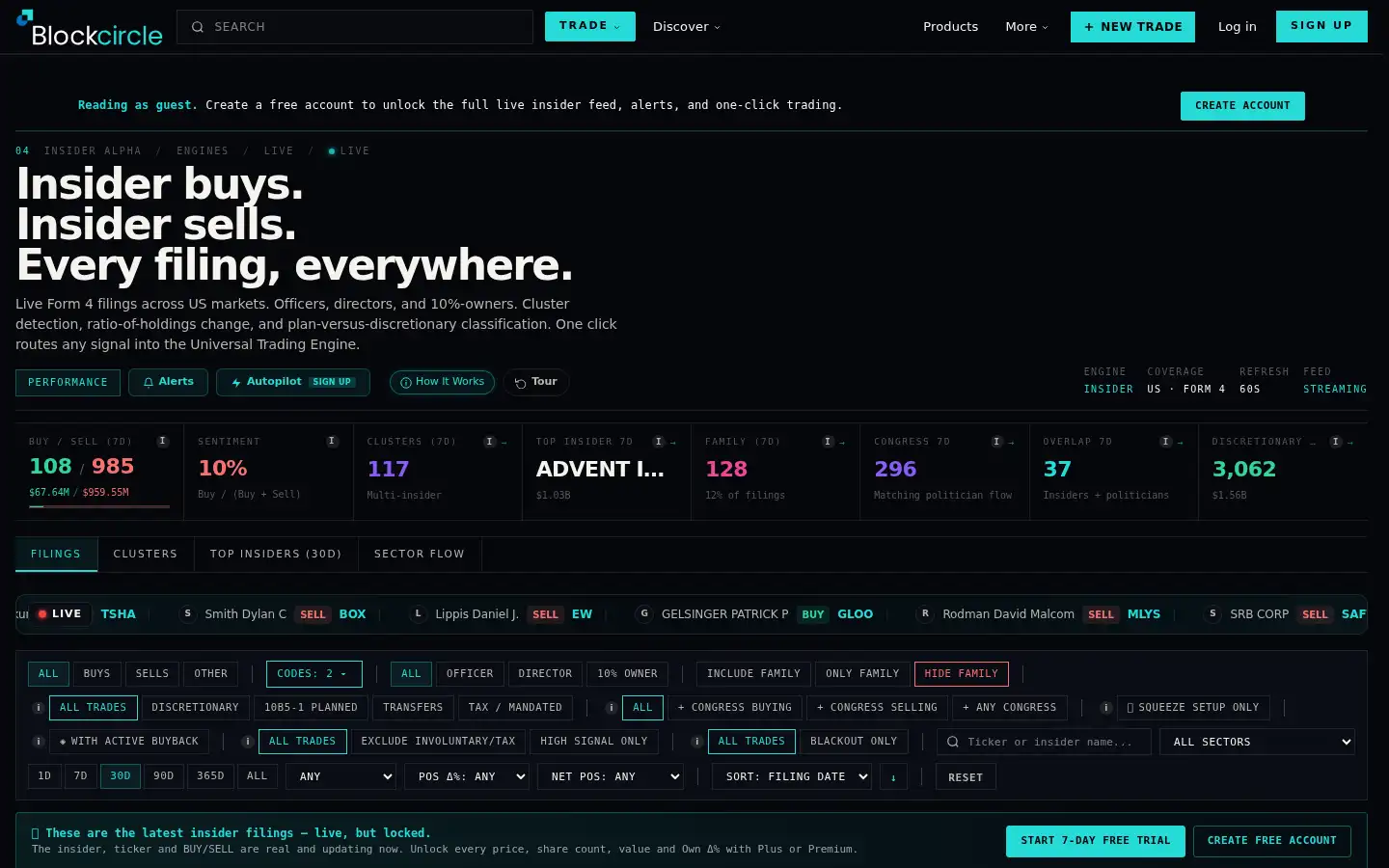 Screenshot of blockcircle.com