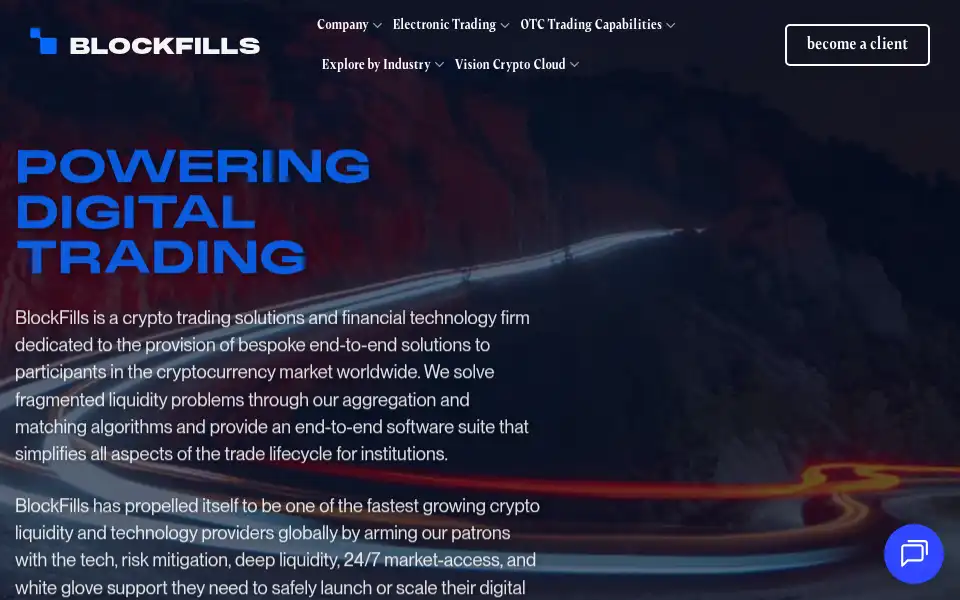 Screenshot of blockfills.com