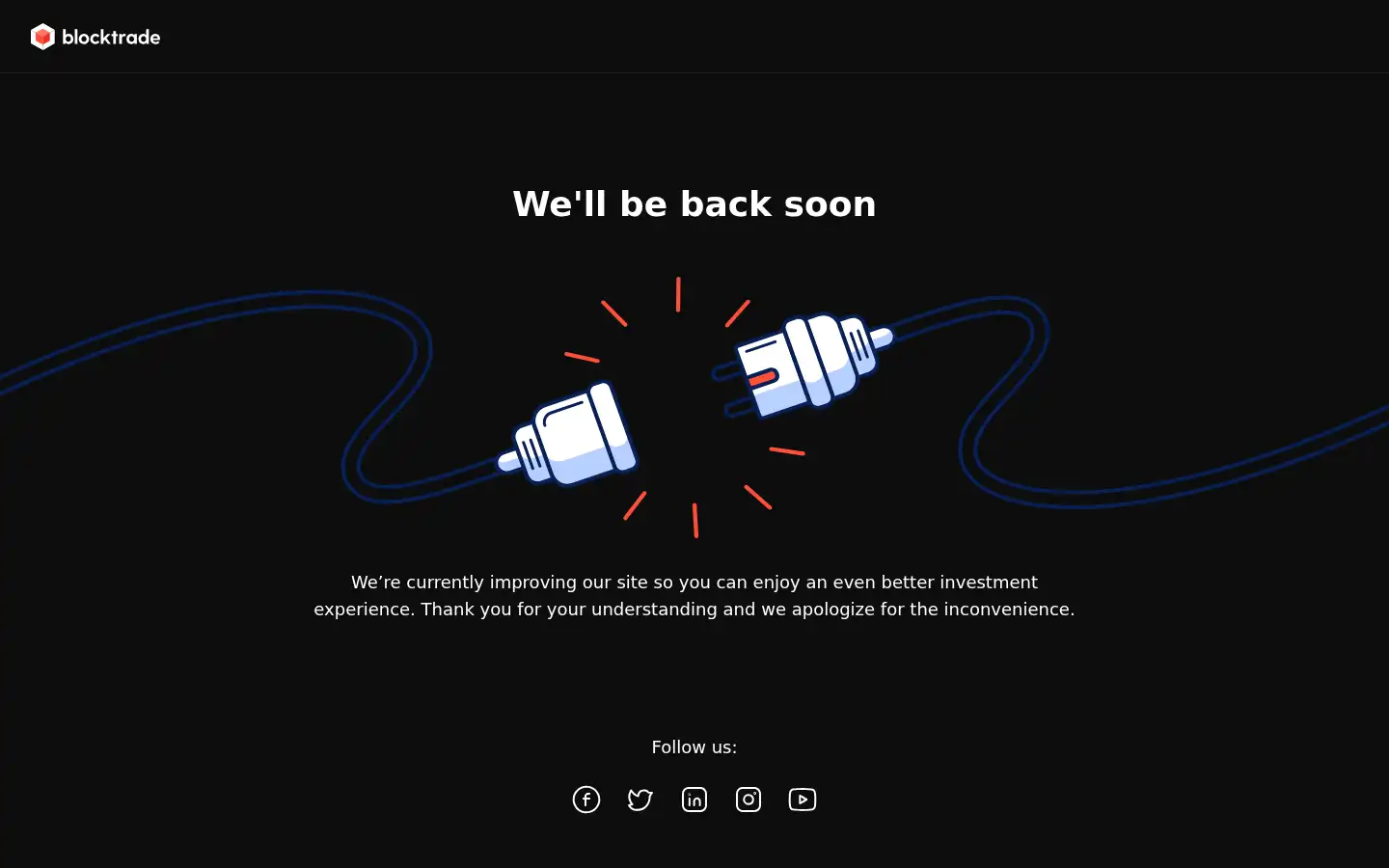 Screenshot of blocktrade.com