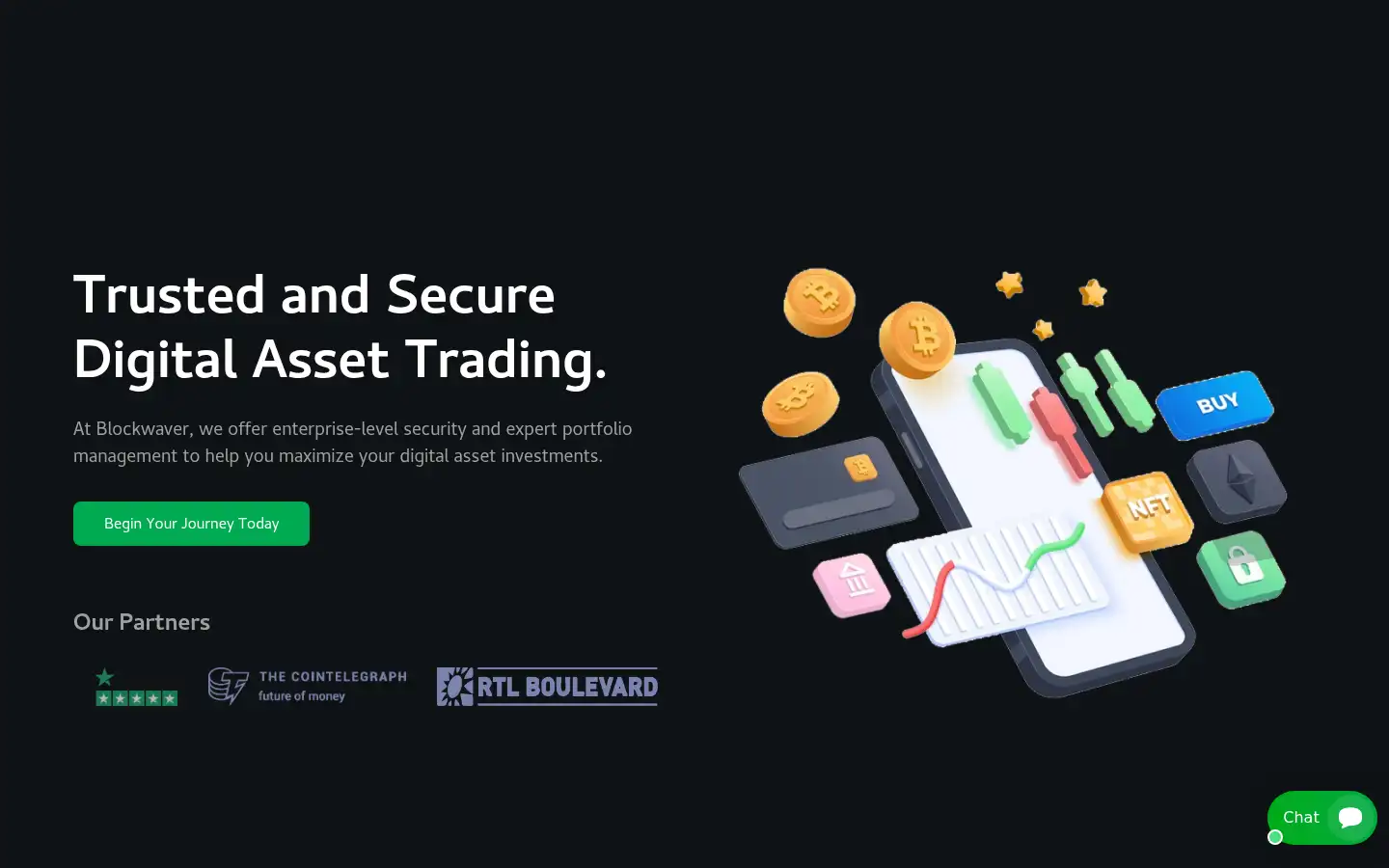 Screenshot of blockwaver.com