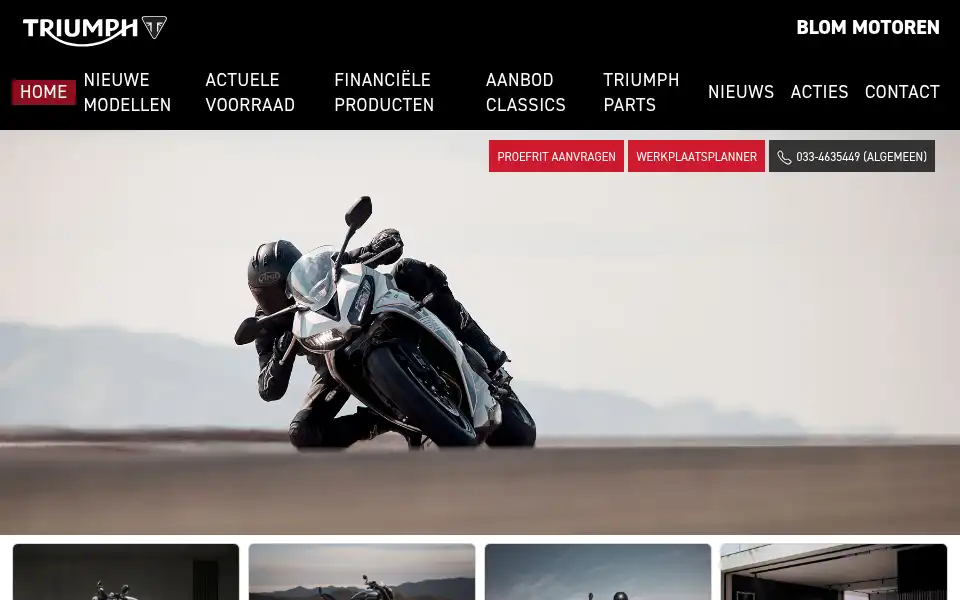 Screenshot of blommotoren.nl
