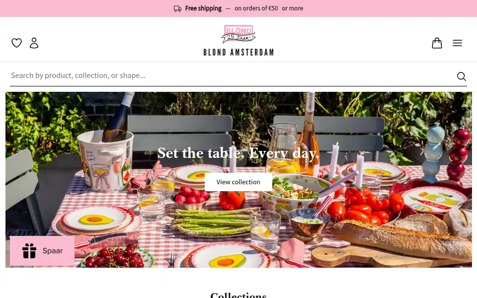 Screenshot of blond-amsterdam.com