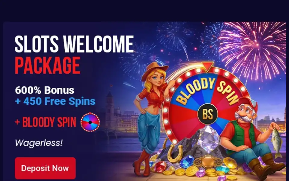 Screenshot of bloodyslots89.com