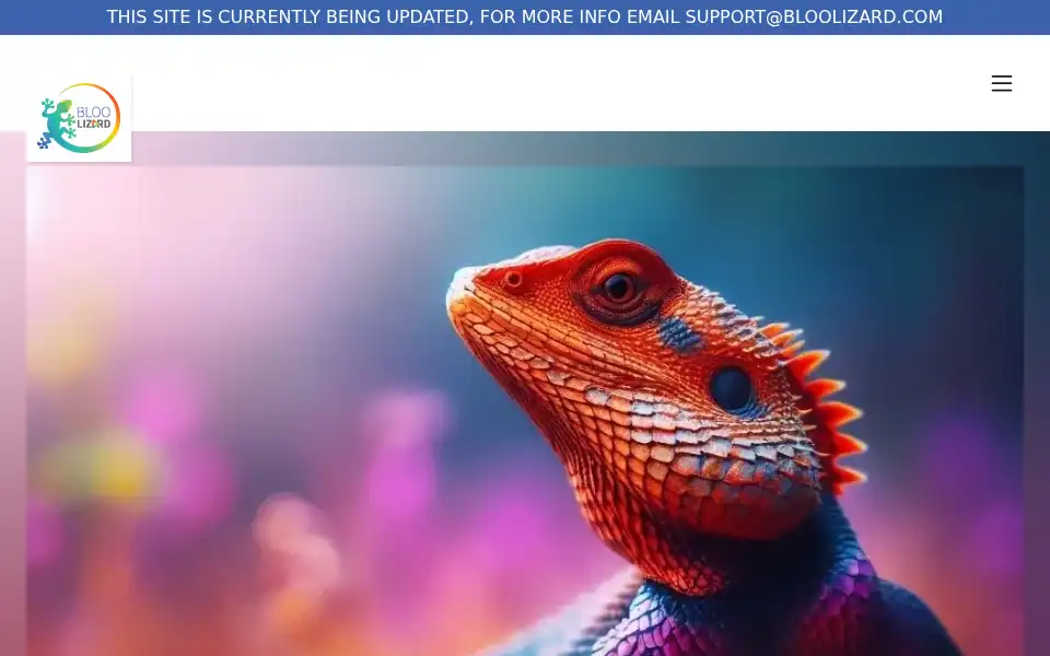 Screenshot of bloolizard.com