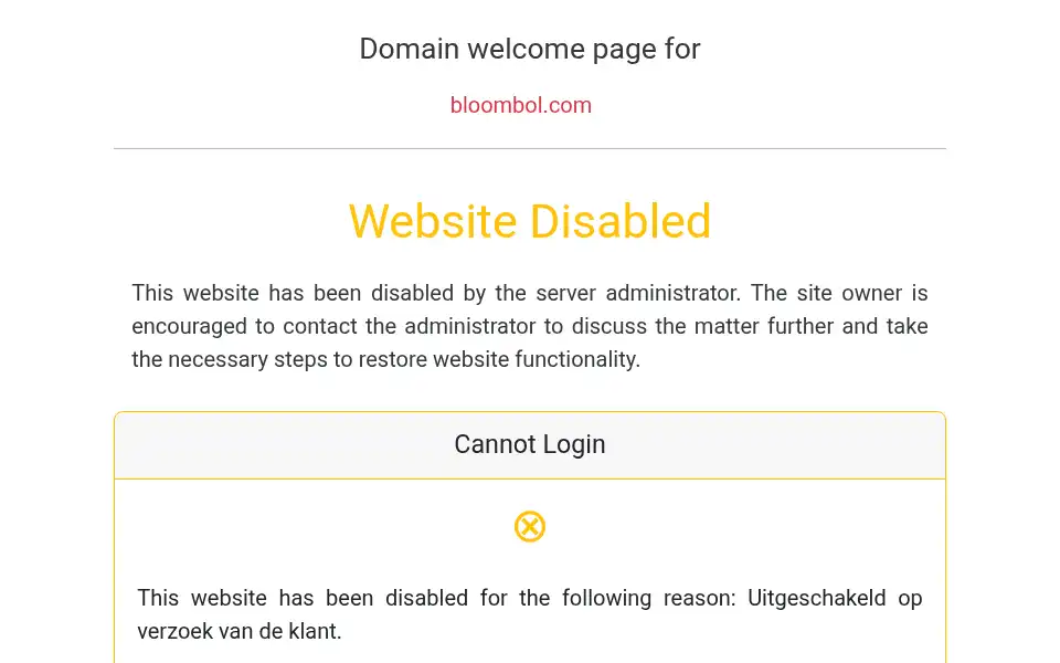 Screenshot of bloombol.com