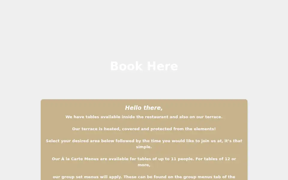 Screenshot of bloombrasserie.ie