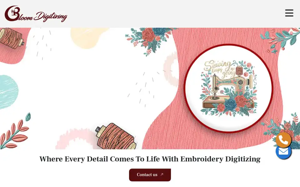 Screenshot of bloomdigitizing.com