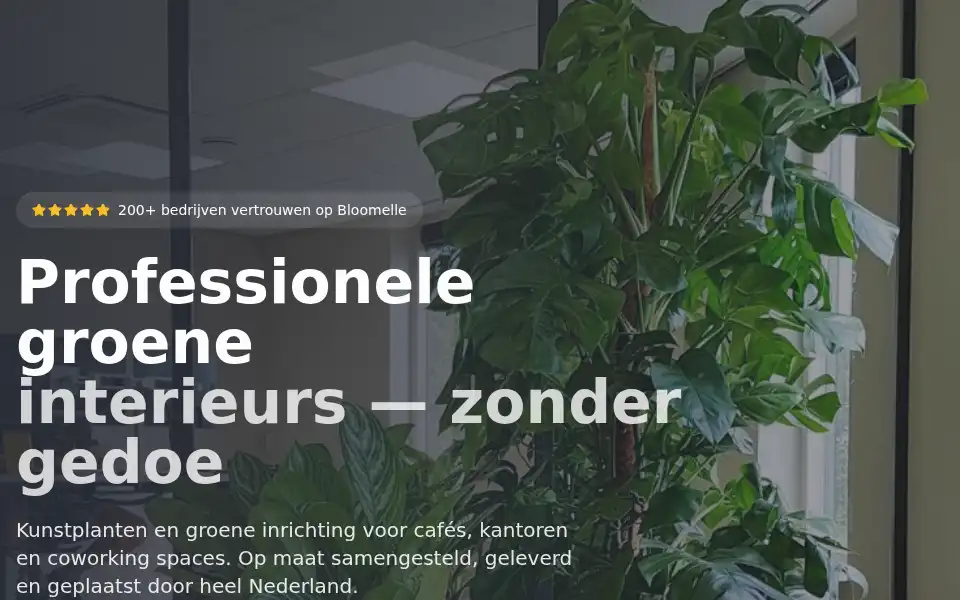 Screenshot of bloomelle.nl