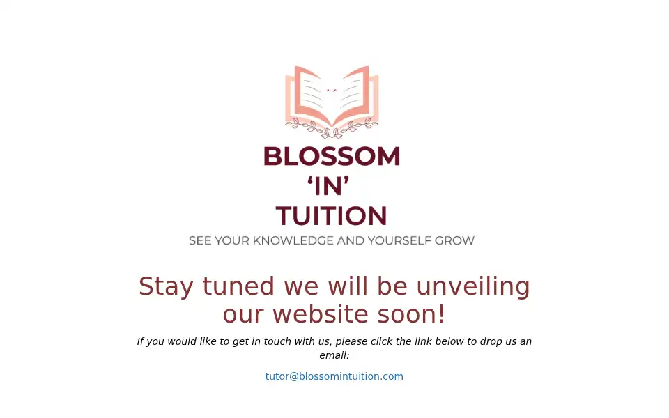 Screenshot of blossomintuition.com