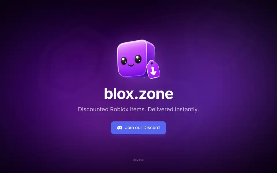 Screenshot of blox.zone