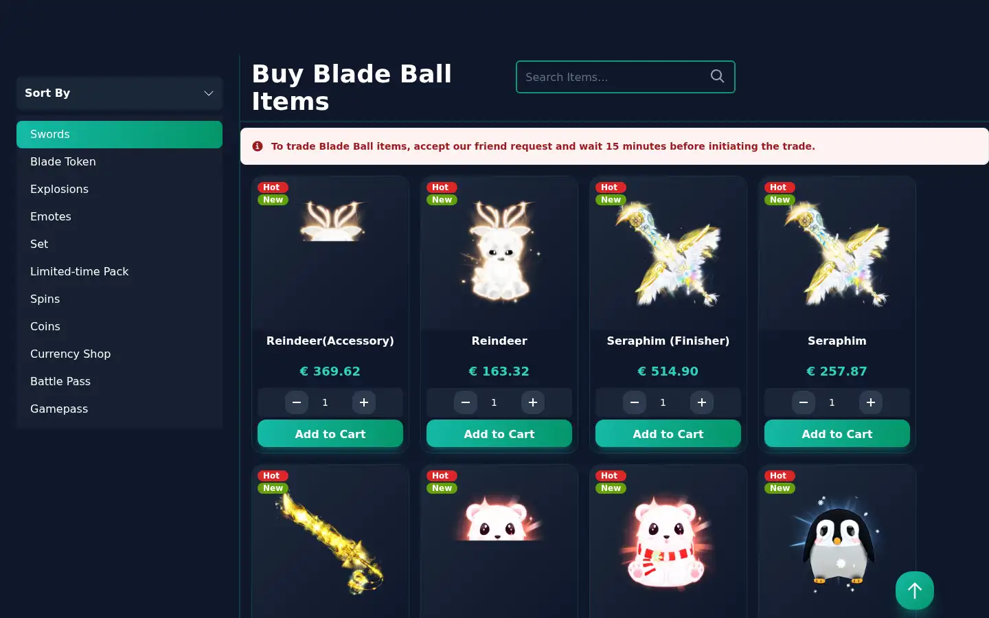 Screenshot of bloxbuyx.com