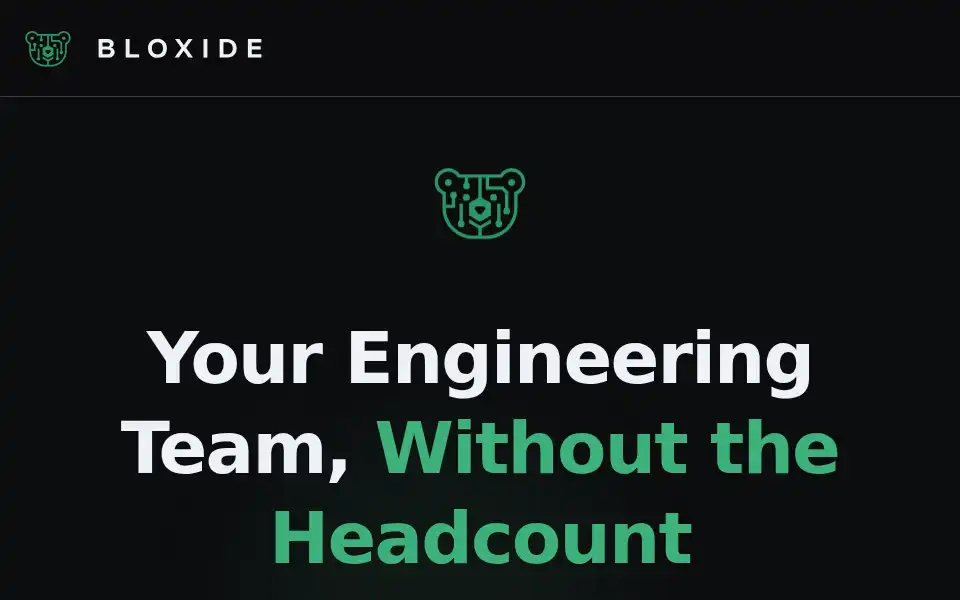 Screenshot of bloxide.com