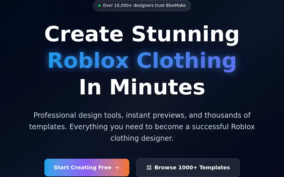 Screenshot of bloxmake.com