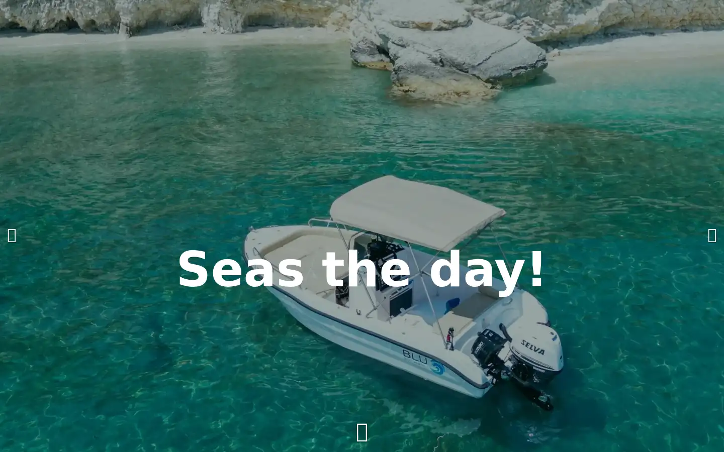 Screenshot of blu-boatrentals.com
