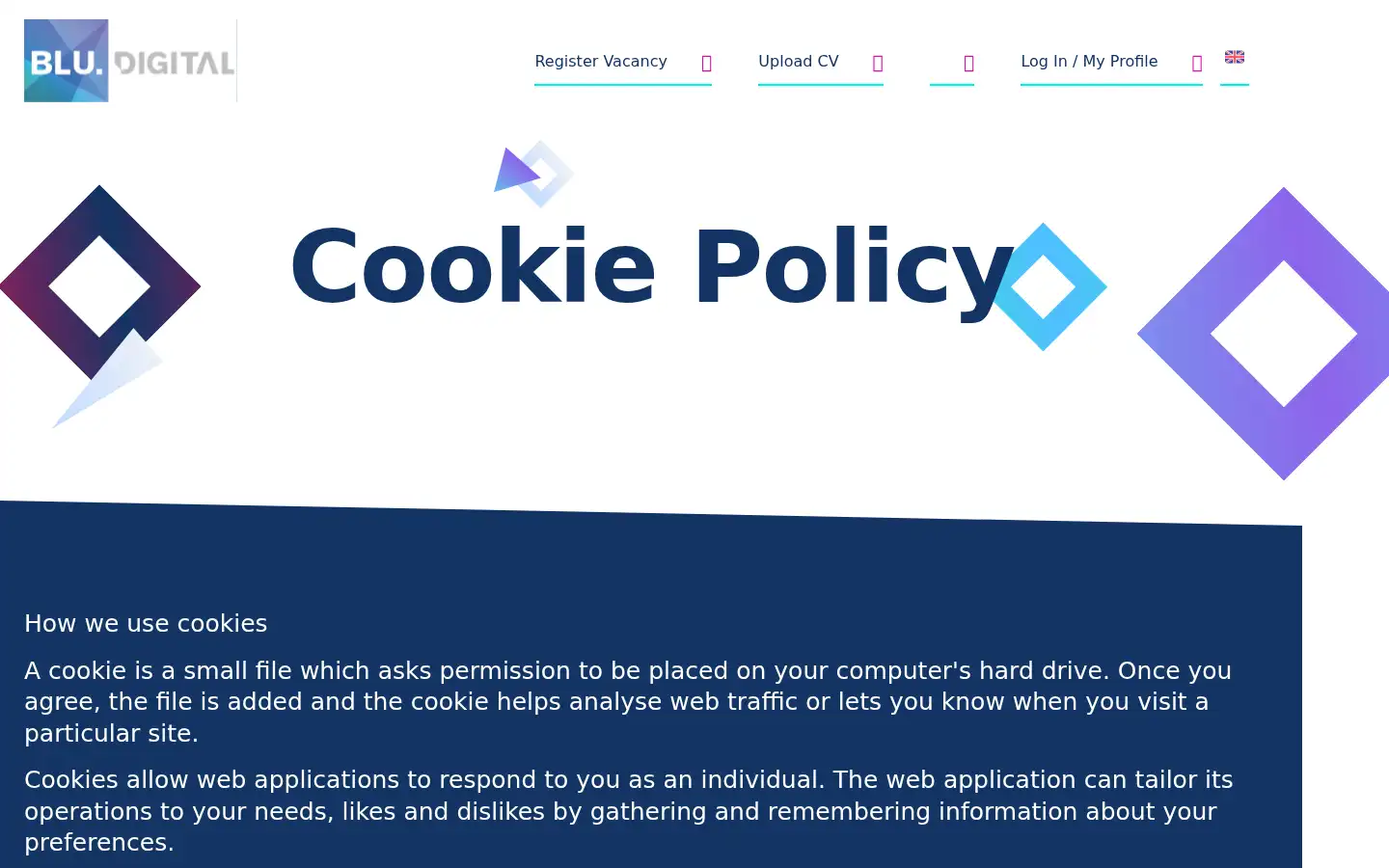 Screenshot of blu-digital.co.uk