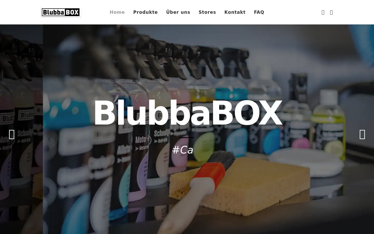 Screenshot of blubbabox.de