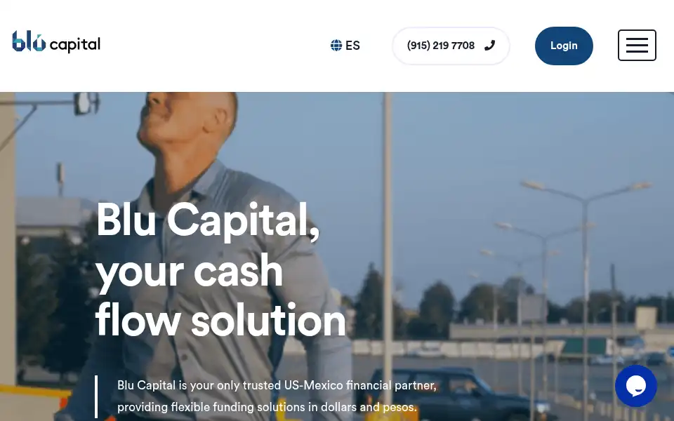 Screenshot of blucapital.us