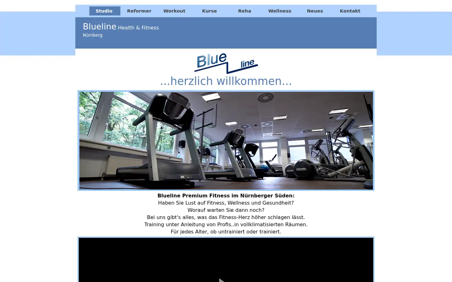 Screenshot of blue-line.net