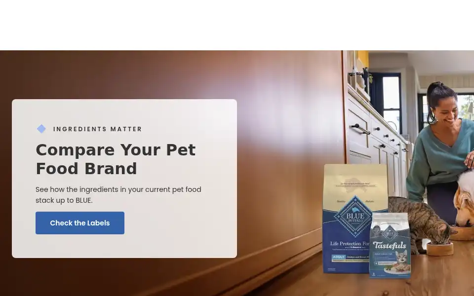 Screenshot of bluebuffalo.com